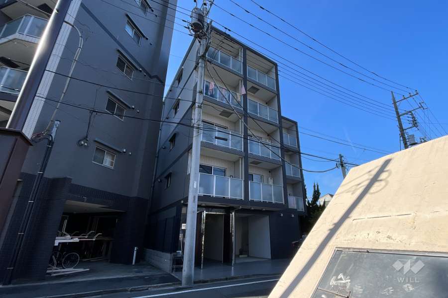 グランドエグザ親水公園1の外観（南西側から）