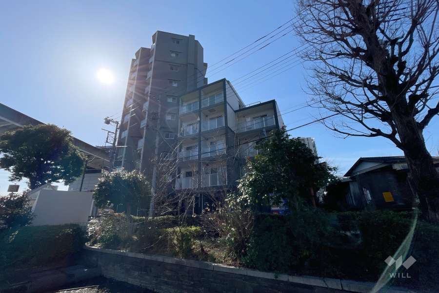 グランドエグザ親水公園1の外観（南東側から）