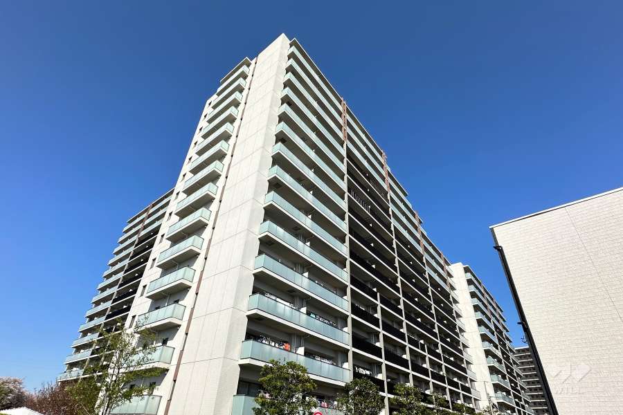 ファインシティ王子神谷リバーアンドフォレストの外観（南東側から）