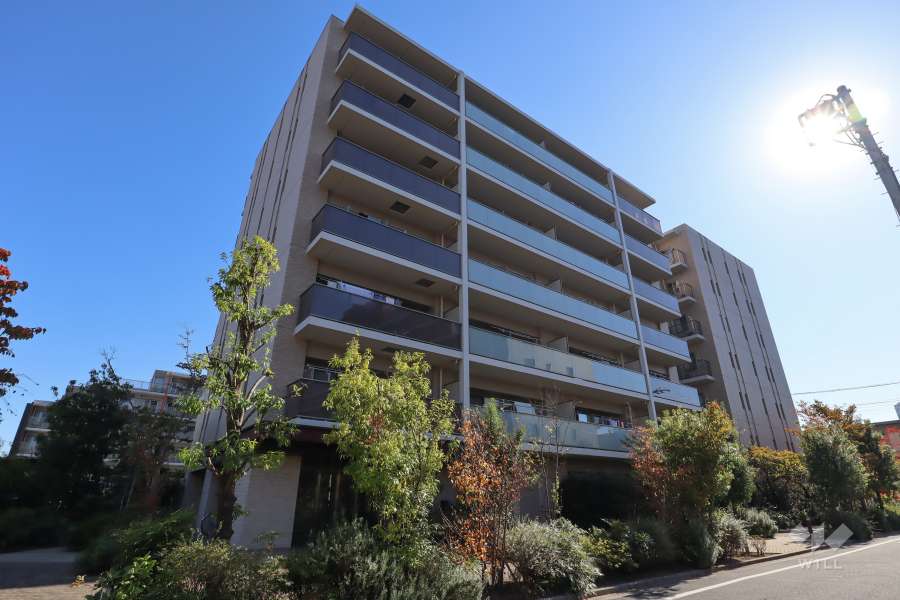 パークゲートメイツ西新井の外観(北西側から)