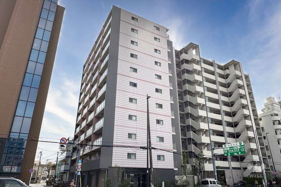 ヴィウーローズメイゾン西新井本町の外観（北東側から）