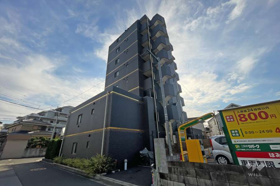 ミルーナヒルズ北綾瀬の外観（北西側から）