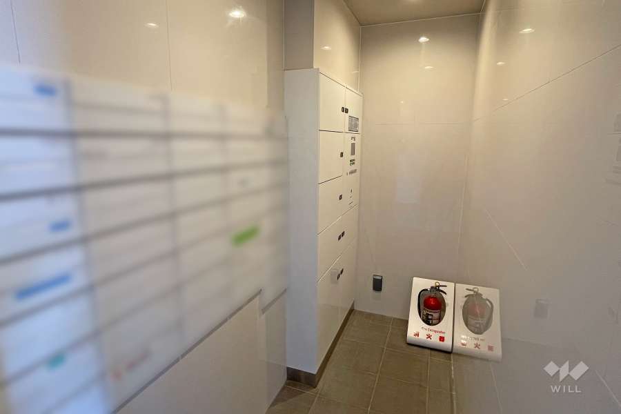 共用ポストと宅配ボックス