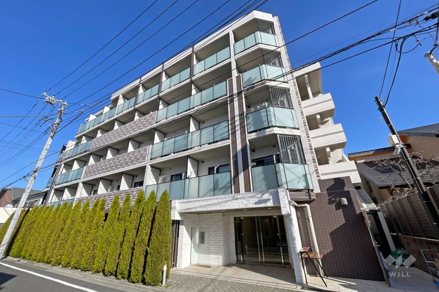 アルテカーサアリビエ東京イーストの外観（南東側から）