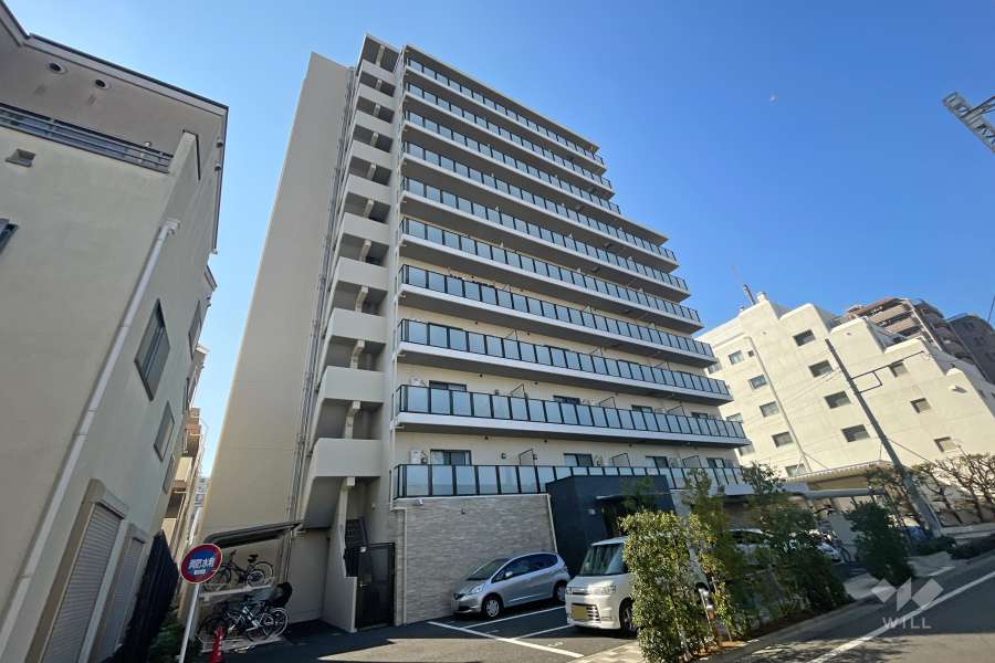 ベルシード梅島ブランシュの外観（北東側から）