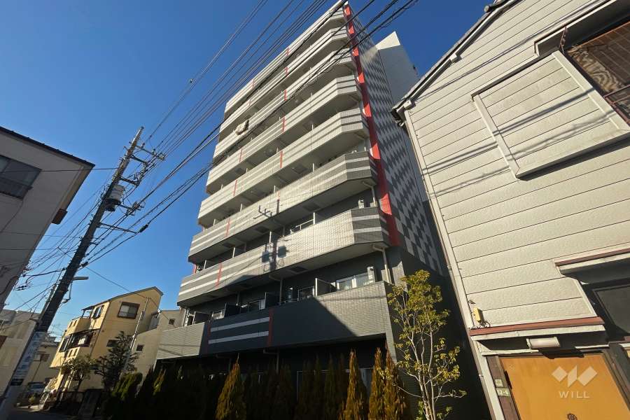 メインステージ千住中居町の外観（南東側から）