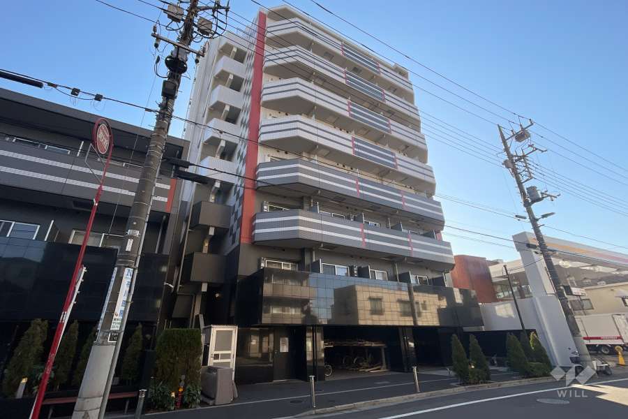 メインステージ千住中居町の外観（北東側から）