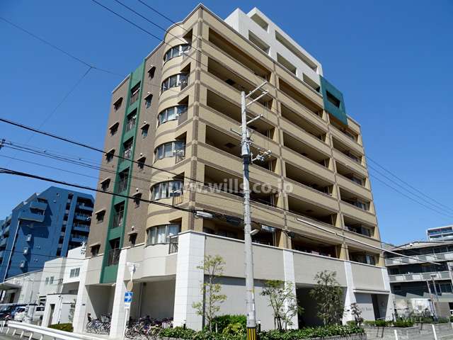 ゾフィー江坂の外観（南東側から）