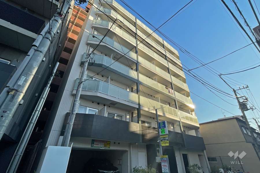 アゼスト千住大橋の外観（北西側から）