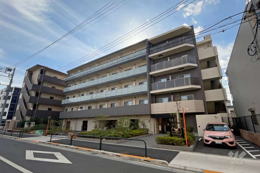 パレステージ六町４の外観（北西側から）