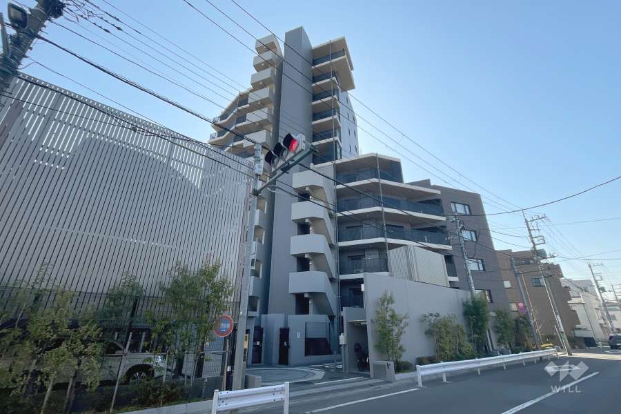ザ・パークハウス五反野の外観（北西側から）