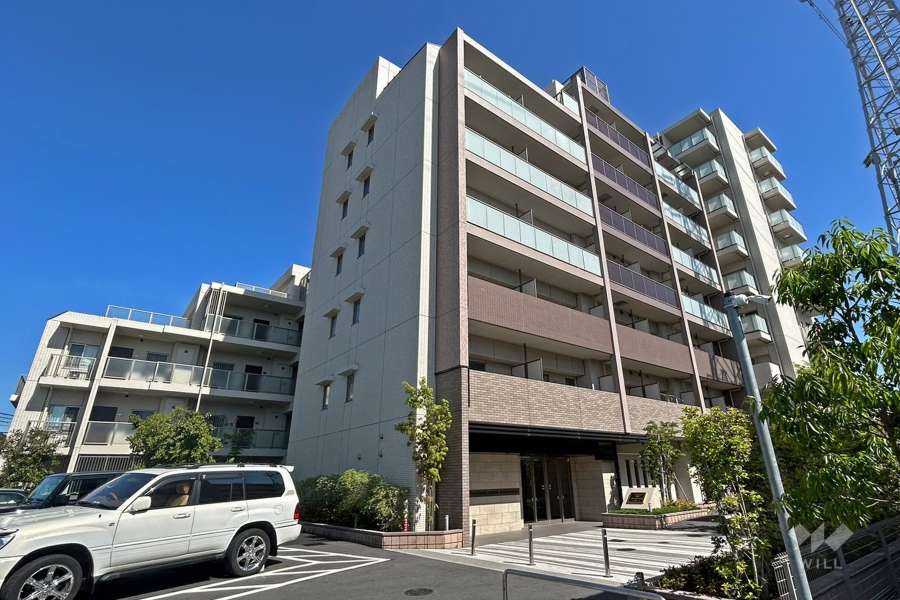 パレステージ江北3東館の外観（北西側から）