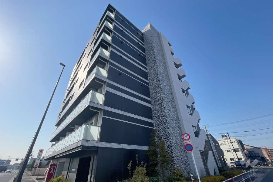 マキシヴ江北アレグリアコートの外観（南東側から）