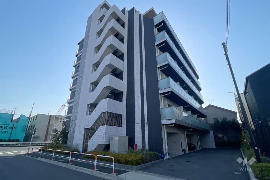 マキシヴ江北アレグリアコートの外観（北東側から）　