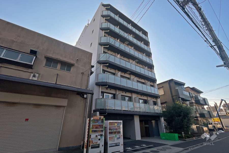 アイルグランデ北綾瀬の外観（北東側から）