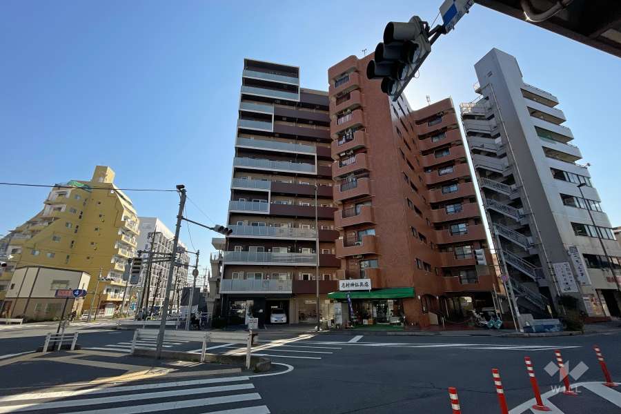 フュージョナル五反野の外観（西側から）
