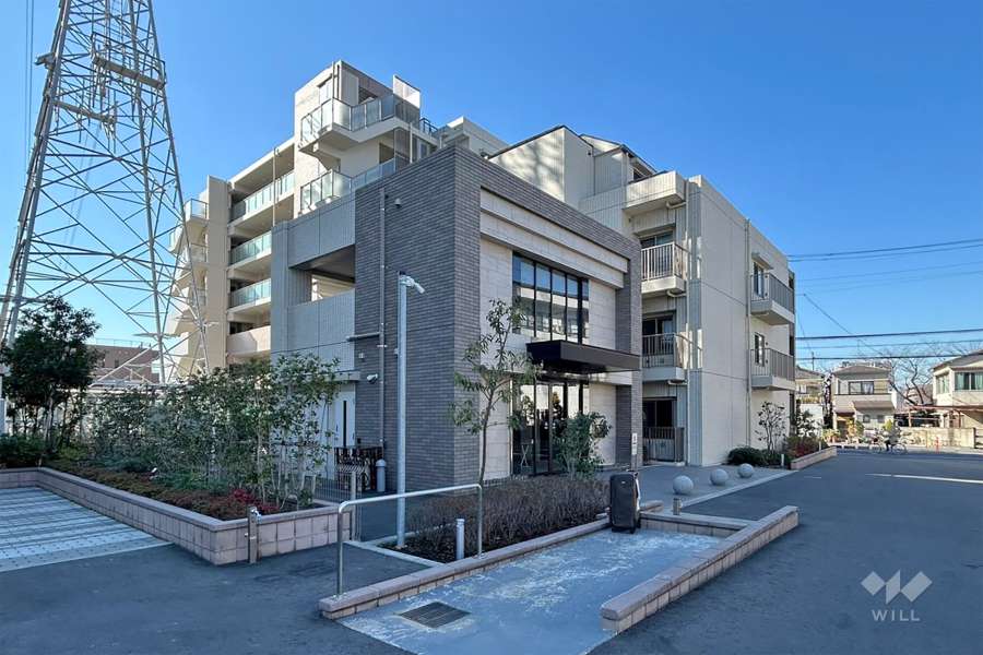 パレステージ江北3西館の外観（北東側から）