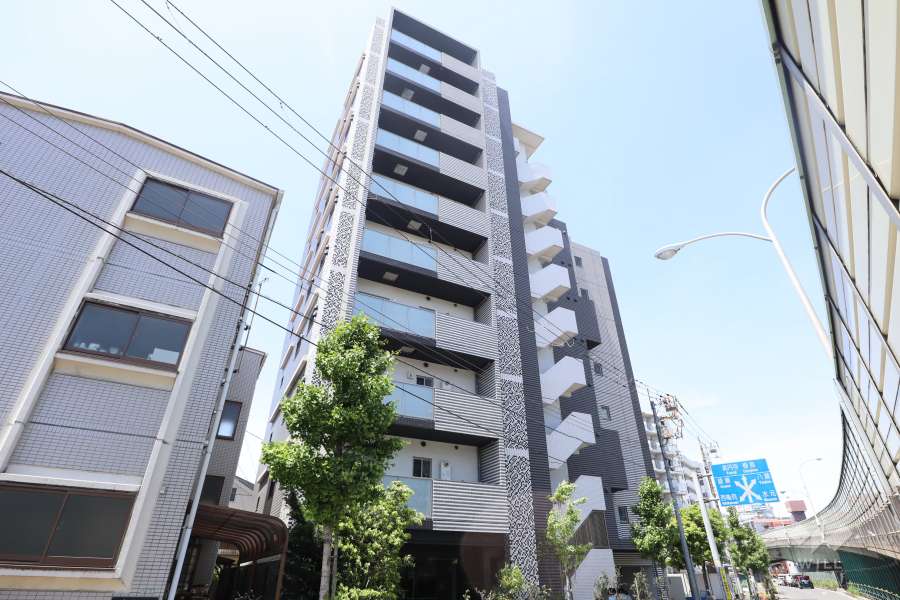 ミルーナヒルズ亀有の外観(南東側から)　