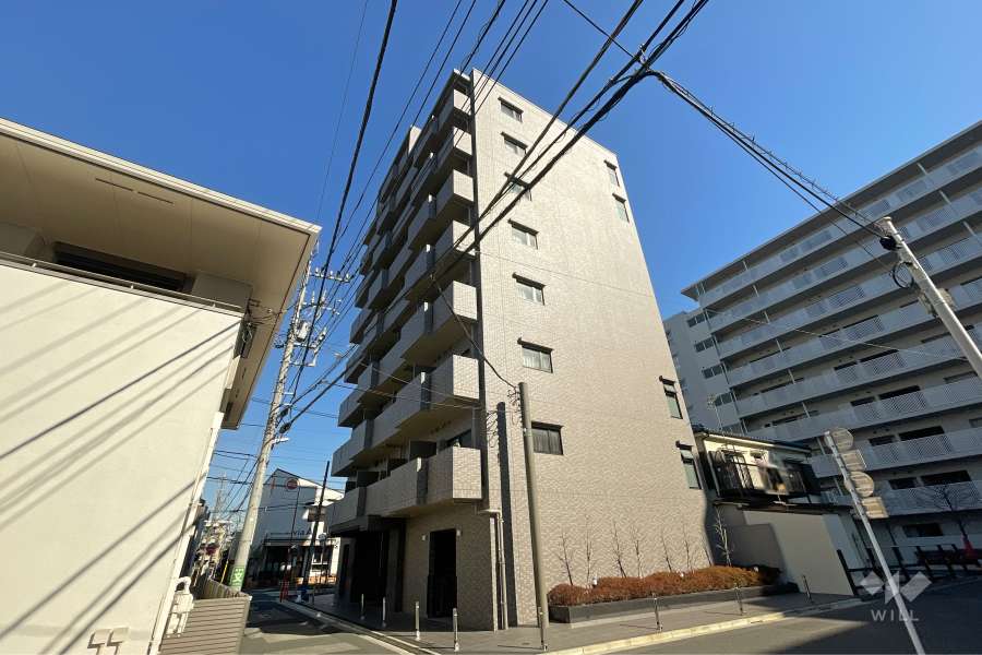 ルーブル五反野の外観（南西側から）