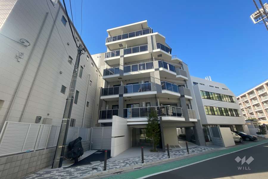 デュオステージ北千住2の外観（東側から）