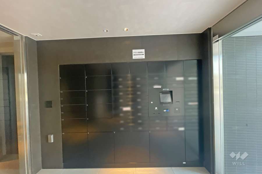 共用ポストと宅配ボックス