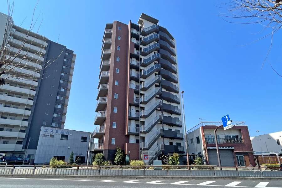 ライドリンク竹ノ塚の外観（東側から）