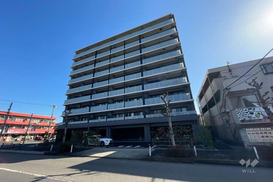 ミルーナヒルズ舎人シーズコレクションの外観（南西側から）