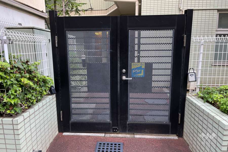 駐輪場の出入り口