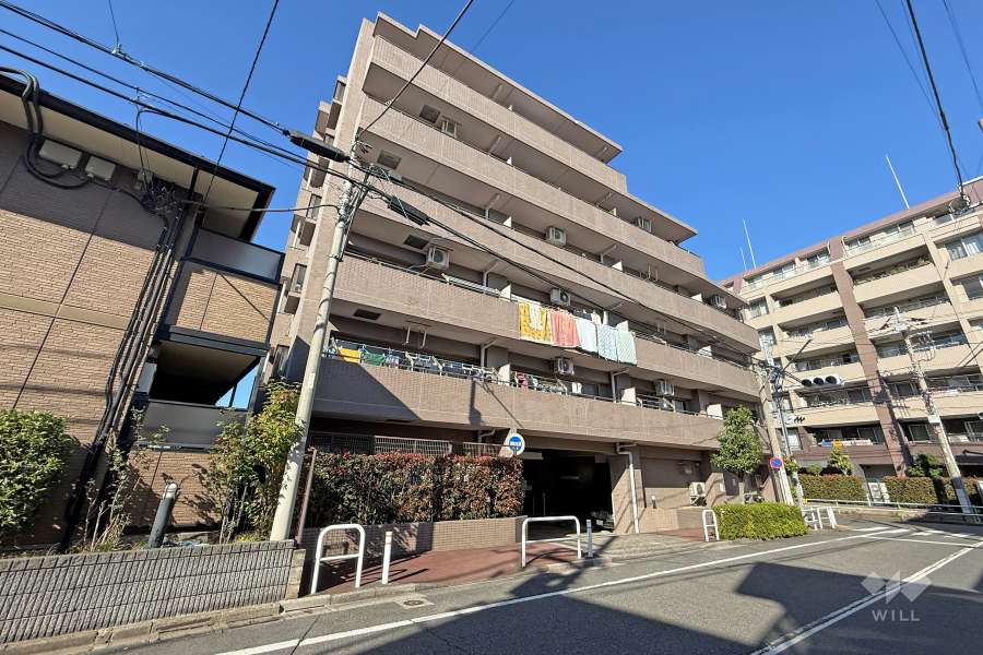 マンションの外観（北東側から）