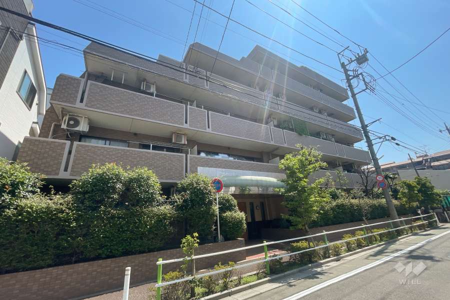 ライオンズマンション西高島平溝下公園弐番館の外観（南西側から）