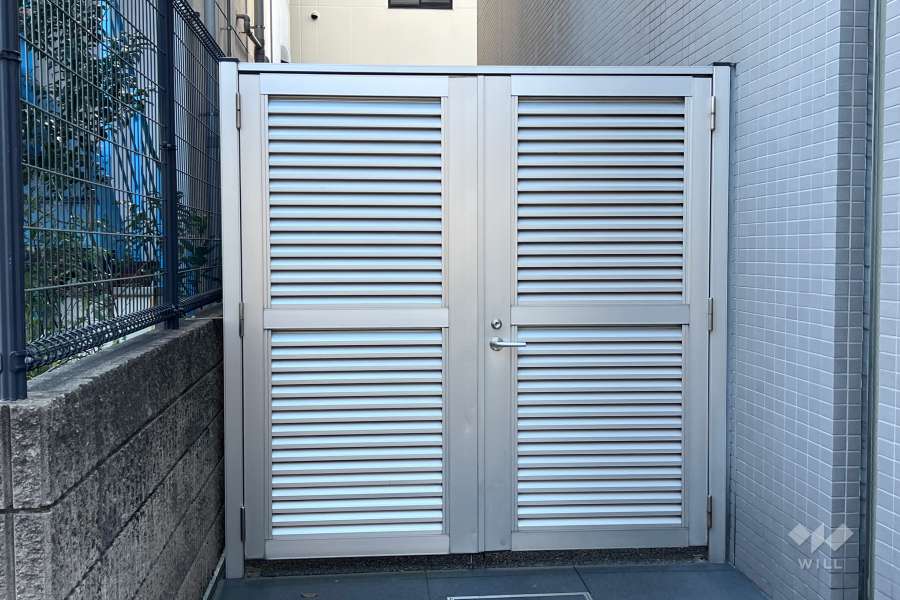 駐輪場の出入り口
