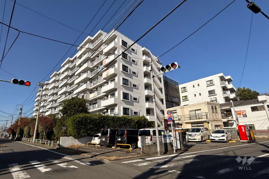 コートハウス城北中央公園の外観（南東側から）