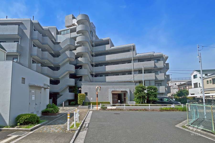 コートハウス常盤台の外観（北西側から）