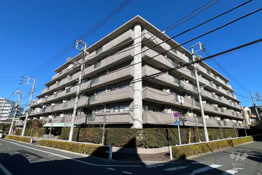 コスモ小竹向原の外観（南側から）