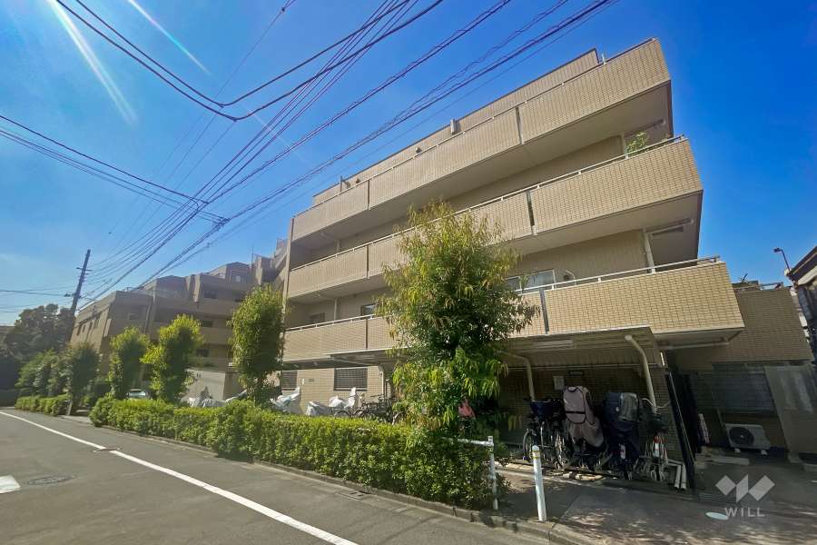 コスモ小竹向原メユールの外観（北西側から）