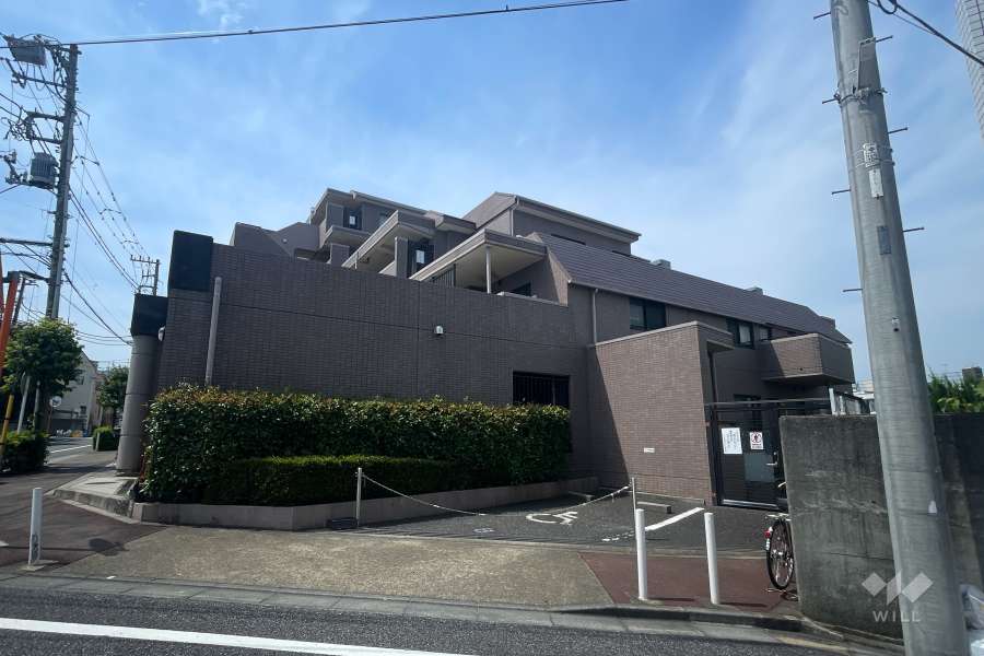 コスモ板橋前野町ヒルズの外観（北側から）
