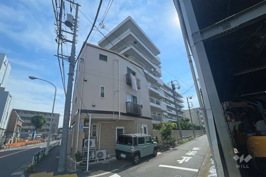 メゾン常盤台の外観（南西側から）