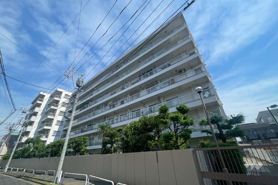 メゾン常盤台の外観（南東側から）