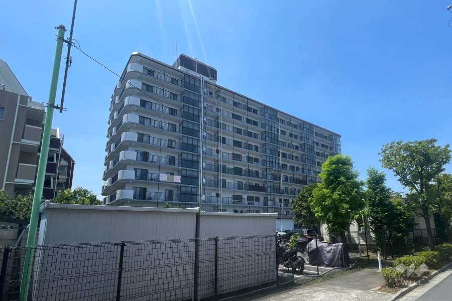 ライオンズガーデンときわ台の外観（北西側から）