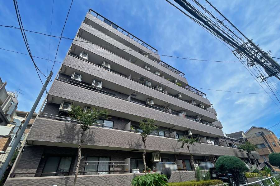 レーベンハイム常盤台プラザの外観（南東側から）