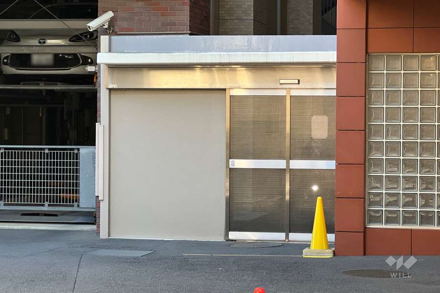 駐輪場の出入り口