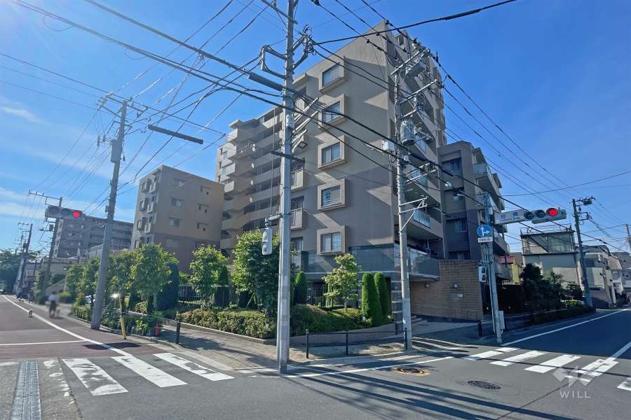 藤和シティホームズ小竹向原の外観（北西側から）