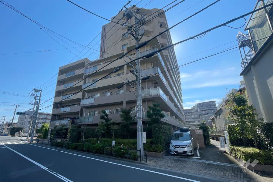 藤和シティホームズ小竹向原の外観（南西側から）