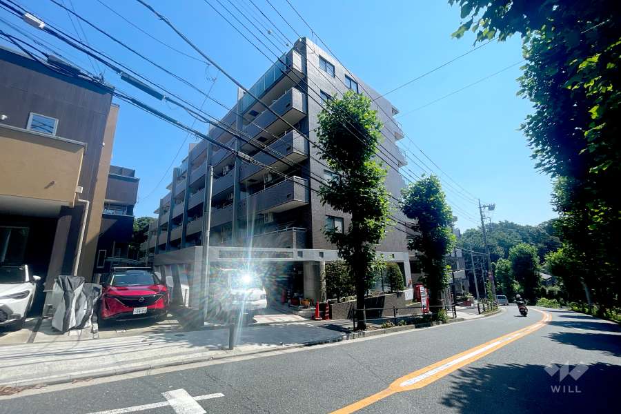 ドラゴンマンション赤塚公園壱番館の外観（南西側から）