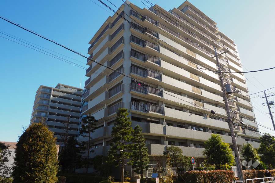 パークエステート上板橋の外観（北西側から）