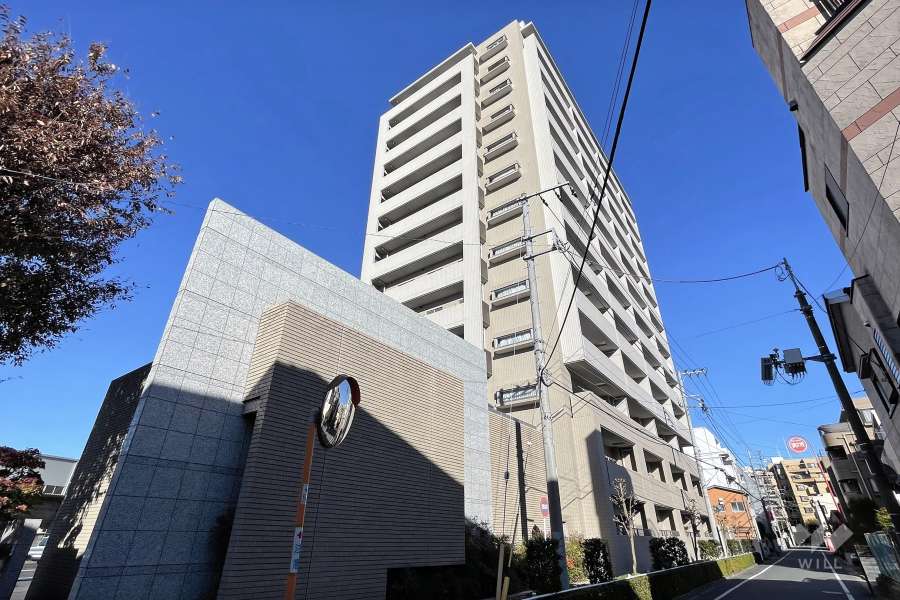 コスモ板橋小豆沢の外観（南西側から）