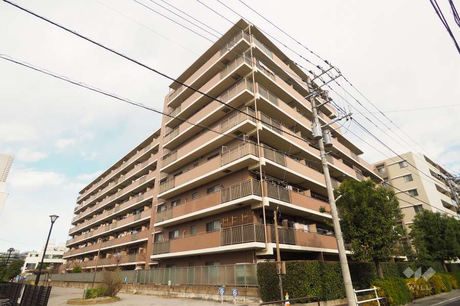 ビューネ蓮根城北公園の外観（南西側から）