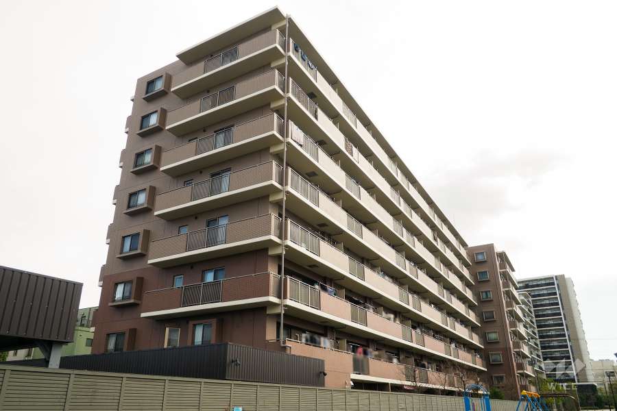 ビューネ蓮根城北公園の外観（北西側から）