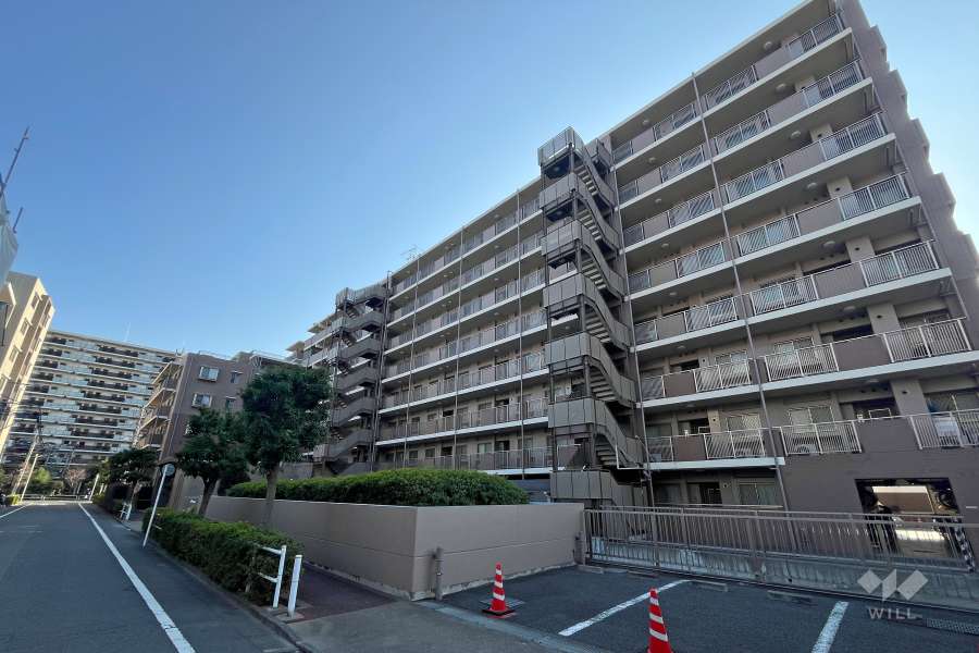 ビューネ蓮根城北公園の外観（北東側から）