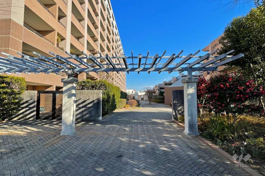 敷地入り口（西側）